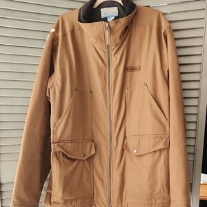 Columbia Men's Loma Vista Jacket Fleece Lined Canvas Cabincore Adventure Chore
